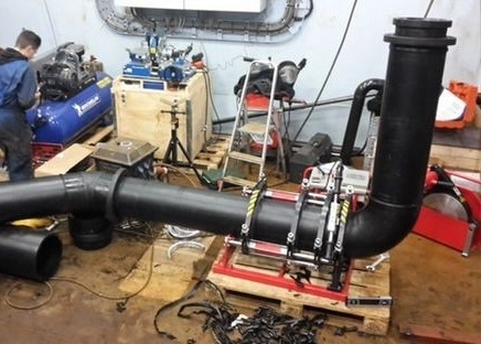 Máquina semi automática da solda por fusão da extremidade para as tubulações do HDPE de 90 - de 315mm
