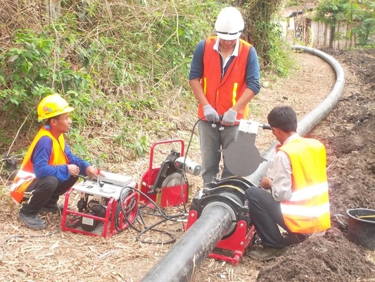 Máquina de soldadura 220V de Thermofusion da tubulação do Hdpe de 160MM