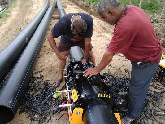 Soldador Machine Low Noise da extremidade da tubulação do polietileno de 2 polegadas