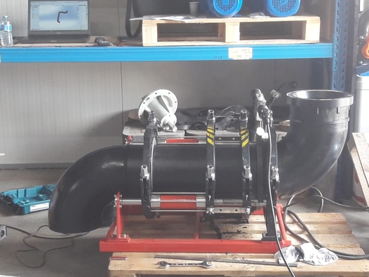 máquina hidráulica da solda por fusão da extremidade 0-6.3mpa vermelha/personalizada