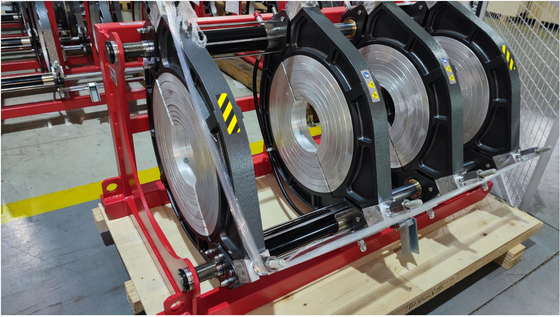 Máquina hidráulica da solda por fusão da extremidade de 0.75KW 90mm para a tubulação do Hdpe
