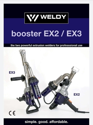 Extrusor de plástico portátil compacto de 3 kW