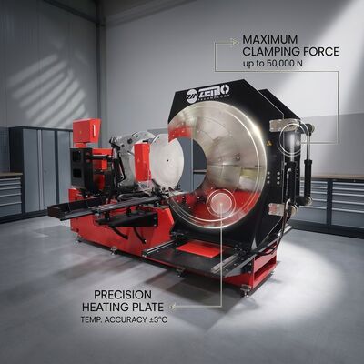Máquina de fabricação de encaixe de sela CNC Automática lateral Wye 45 graus 380V CE pinça de articulação