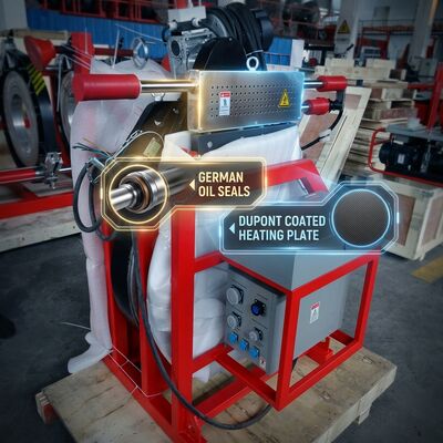 630-1200mm HDPE Butt Fusion Welder DVS2207 Máquina hidráulica