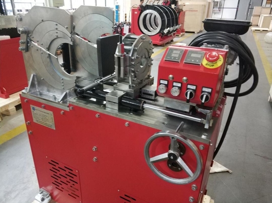 elevação da máquina 315mm da fusão da sela 220V exata para a tubulação do Hdpe