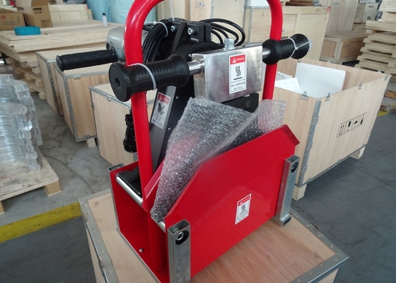Fusão termoplástico da extremidade da tubulação do HDPE da máquina de solda de 2 polegadas semi automática