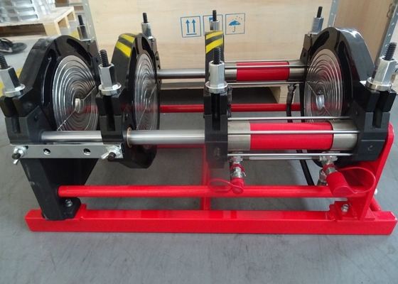 Fusão termoplástico da extremidade da tubulação do HDPE da máquina de solda de 2 polegadas semi automática