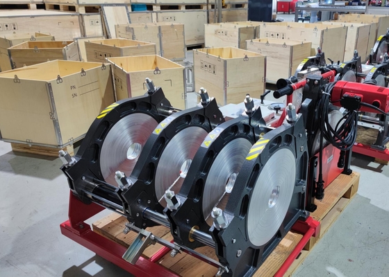 Fase monofásica de articulação da polegada 220V do IPS 8 da máquina da solda por fusão da extremidade do HDPE de ASTM