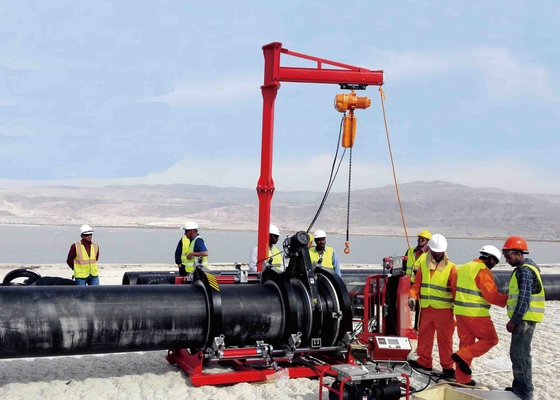 380V 36" máquina 1360KG de Thermofusion do HDPE do IPS semi automática