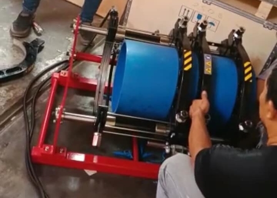 Do” máquina 6.3Mpa da solda por fusão da extremidade HDPE IPS12 com certificação do GV