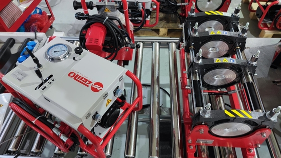 Fase monofásica hidráulica da máquina 1KW da solda por fusão da extremidade de 160MM