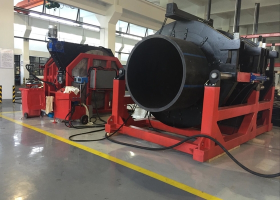 Máquina de soldadura hidráulica 1800MM da extremidade da tubulação totalmente automático do HDPE 35KW