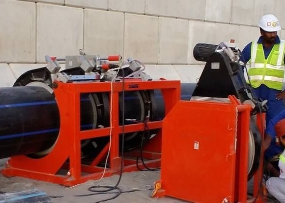 Máquina hidráulica DVS2207/1 08/2007 da solda por fusão da extremidade do Hdpe de 800MM