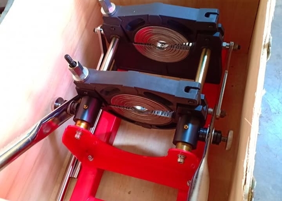 110MM fase monofásica manual de máquina de soldadura do Hdpe de duas braçadeiras delicada