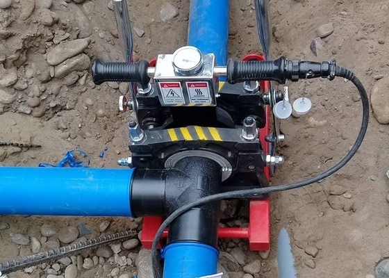 Máquina manual 44KG 220V da solda por fusão da extremidade da tubulação do polietileno
