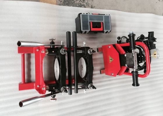 Máquina manual 44KG 220V da solda por fusão da extremidade da tubulação do polietileno