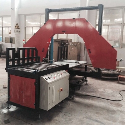 máquina de corte da tubulação da serra da faixa 380v para o plástico de polietileno do Hdpe