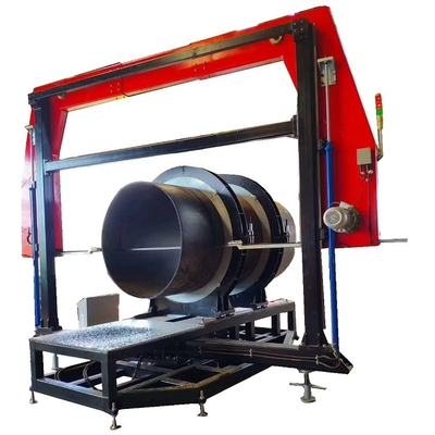 Cortador de tubulação da serra da faixa de 90MM para a tubulação material termoplástico do PE