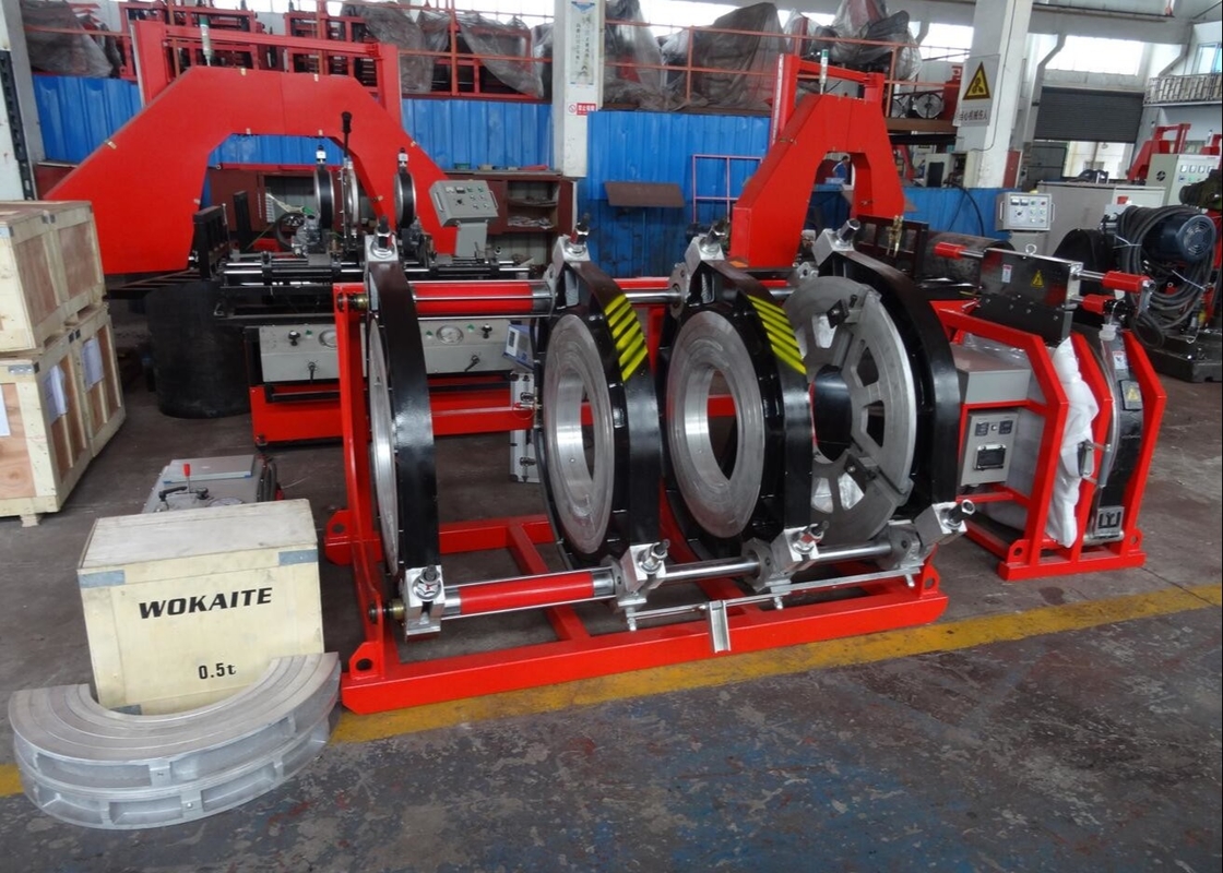 máquina da solda por fusão da extremidade do HDPE de 40Inch IPS que articula o calefator 415V tubulação do PE de 270 graus